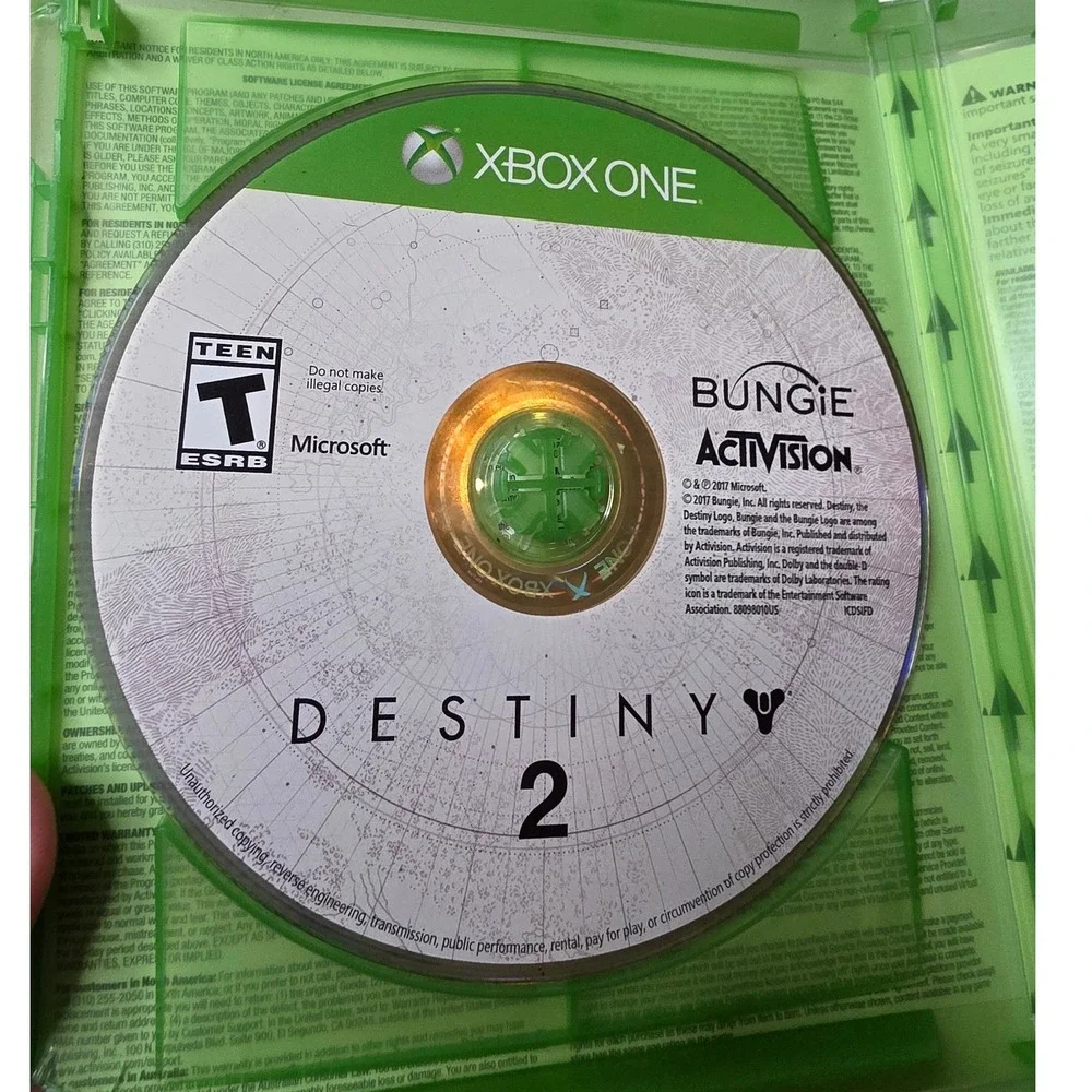 Destiny 2 Xbox One Microsoft Bungie Activision‎ Video Game Disc Only